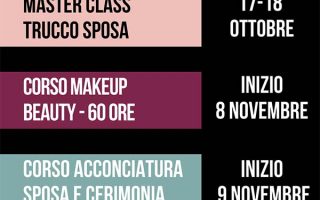 Calendario Corsi trucco e acconciatura Roma